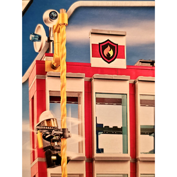 FIRE STATION Lego City LEGO Set #60110 NEW Sealed RETIRED Unopened - Picture 2 of 16